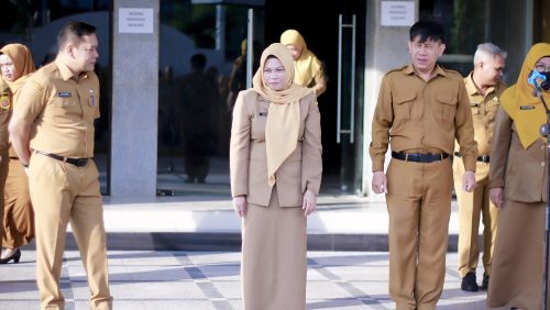Apel Pagi  – Arahan Adaptasi Pegawai dan Penataan Administrasi SPJ