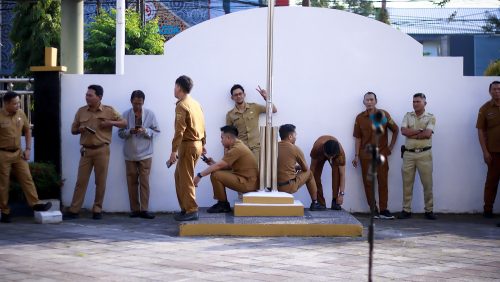 Apel Pagi  – Arahan Adaptasi Pegawai dan Penataan Administrasi SPJ