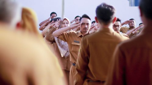 Apel Pagi  – Arahan Adaptasi Pegawai dan Penataan Administrasi SPJ