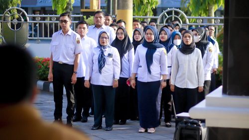 Apel Pagi  – Arahan Adaptasi Pegawai dan Penataan Administrasi SPJ