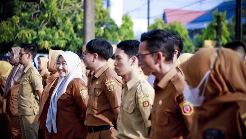Apel Pagi  – Arahan Adaptasi Pegawai dan Penataan Administrasi SPJ