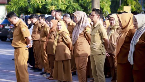 Apel Pagi  – Arahan Adaptasi Pegawai dan Penataan Administrasi SPJ