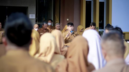 Apel Pagi  – Arahan Adaptasi Pegawai dan Penataan Administrasi SPJ