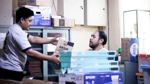 Gotong Royong Pemindahan Arsip