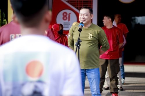 Apel senin pagi sekaligus lomba HUT RI 81