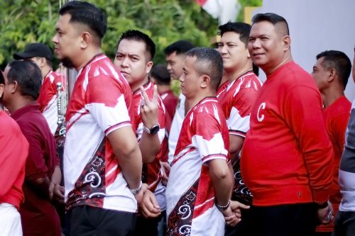 Apel senin pagi sekaligus lomba HUT RI 81