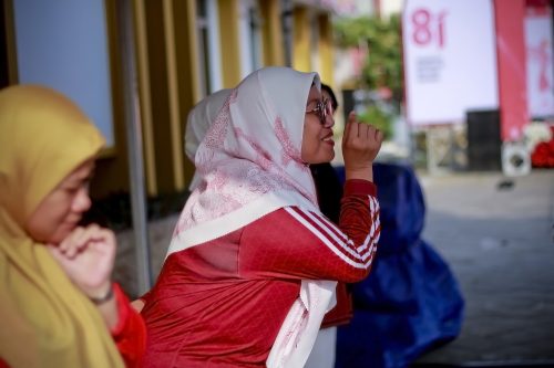 Apel senin pagi sekaligus lomba HUT RI 81