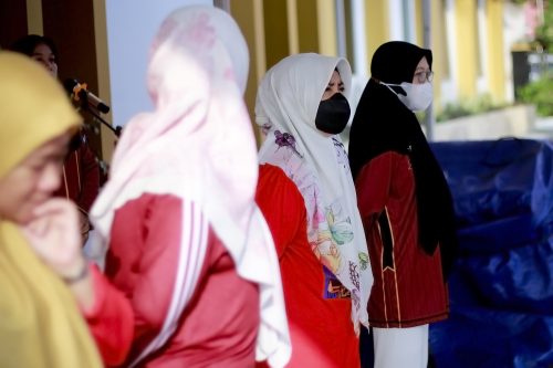 Apel senin pagi sekaligus lomba HUT RI 81