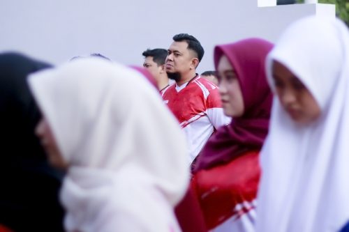 Apel senin pagi sekaligus lomba HUT RI 81