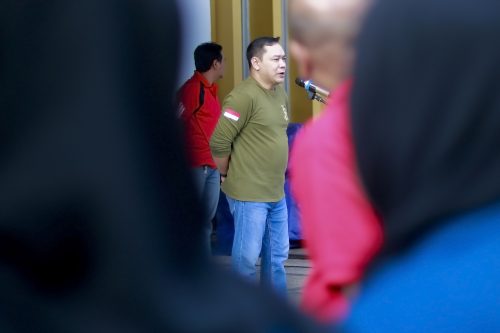 Apel senin pagi sekaligus lomba HUT RI 81