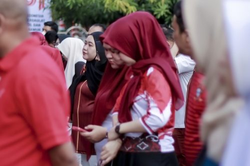 Apel senin pagi sekaligus lomba HUT RI 81