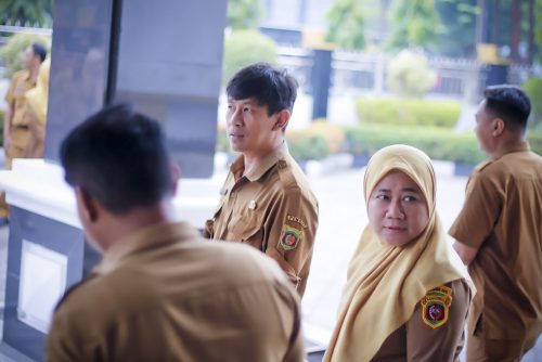 Apel pagi oleh Bagian Program & Keuangan