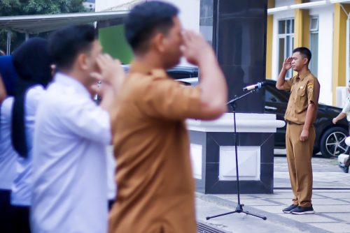 Apel pagi oleh Bagian Program & Keuangan