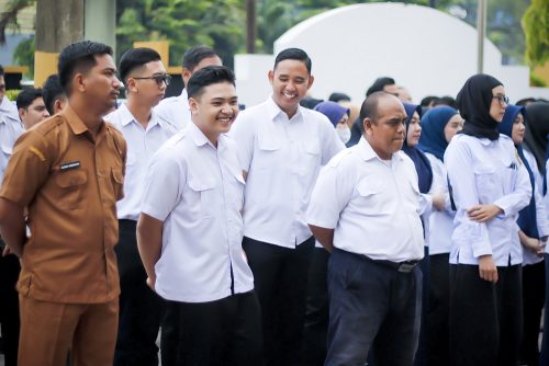 Apel pagi oleh Bagian Program & Keuangan