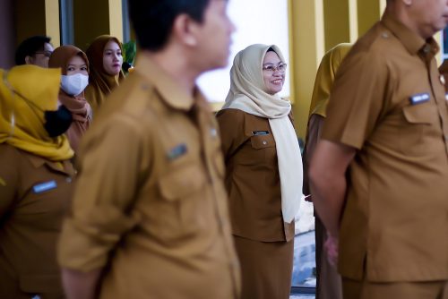 Apel pagi oleh Bagian Program & Keuangan
