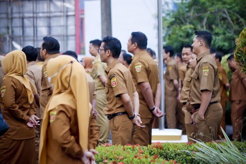 Apel pagi oleh Bagian Program & Keuangan
