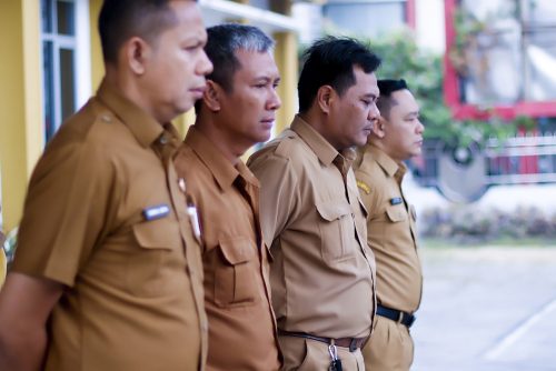 Apel pagi oleh Bagian Program & Keuangan