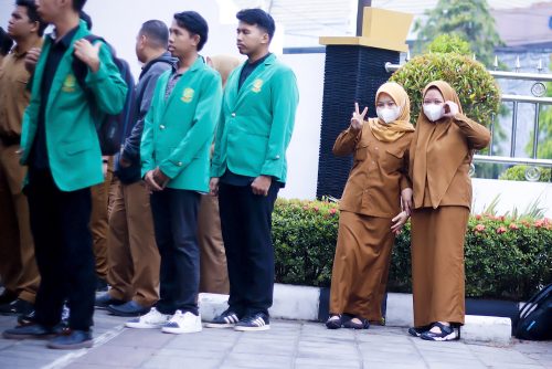 Apel pagi oleh Bagian Program & Keuangan