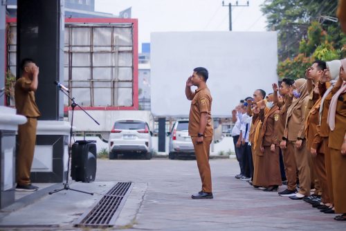 Apel pagi oleh Bagian Program & Keuangan